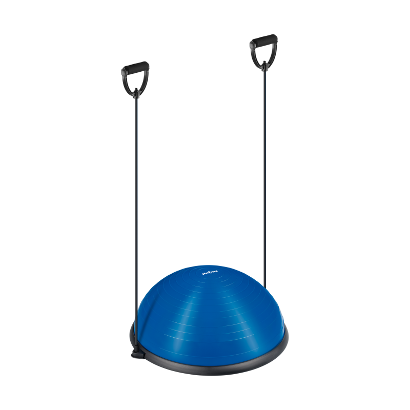 Półpiłka do balansowania, trener równowagi 58cm + pompka, REBEL ACTIVE