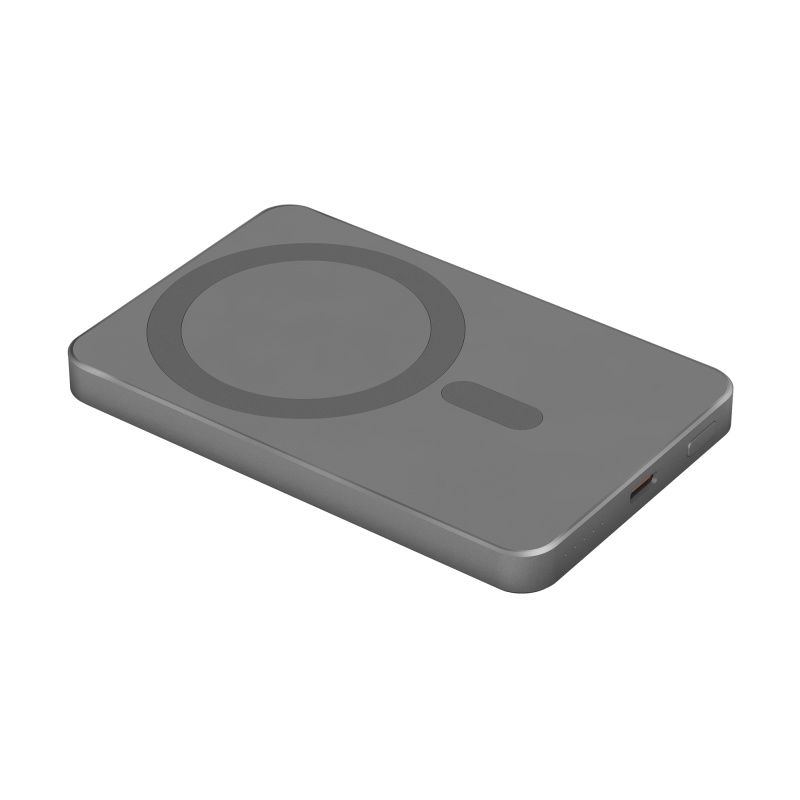 POWERBANK indukcyjny Kruger&Matz 5000 mAh magnetyczny szary