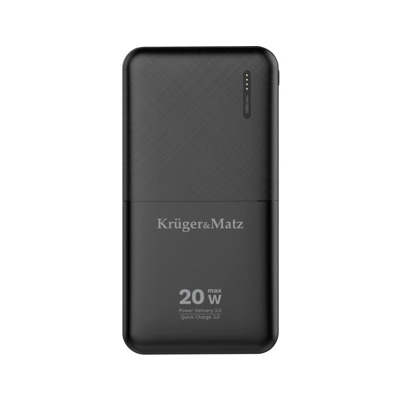 PowerBank Kruger&Matz 10000 mAh Li-pol z funkcją QC oraz PD
