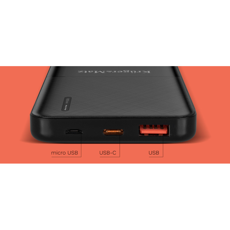 PowerBank Kruger&Matz 10000 mAh Li-pol z funkcją QC oraz PD