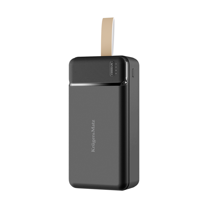 PowerBank Kruger&Matz 30000 mAh Li-ion z funkcją QC oraz PD