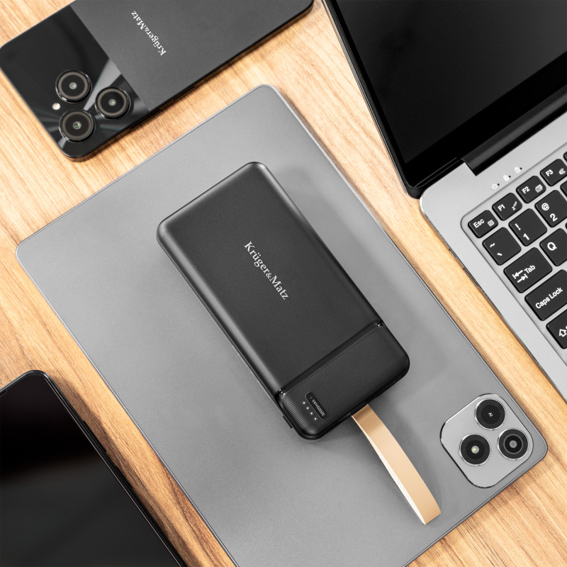PowerBank Kruger&Matz 30000 mAh Li-ion z funkcją QC oraz PD