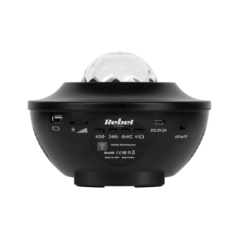 Projektor LED z głośnikiem