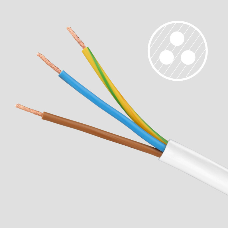 Przedłużacz sieciowy Rebel 4 gniazda z wyłącznikiem - 3m.