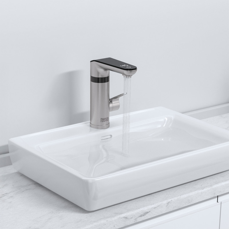 Przepływowy podgrzewacz wody - bateria stojąca