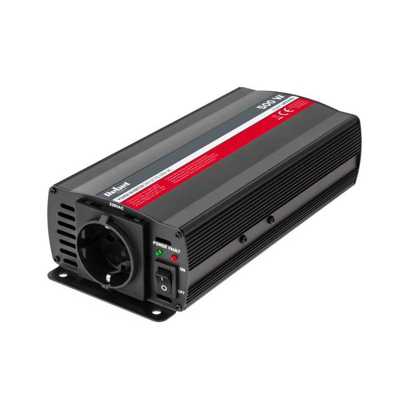 Przetwornica REBEL 24V/230V 500W(gn. typu F:niemieckie)