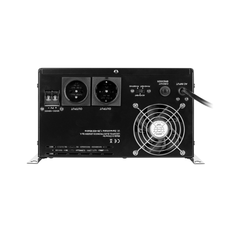 Przetwornica solarna naścienna ( inwerter ) KEMOT PROsolar-1000 ( 12V 230V 1000VA/700W )