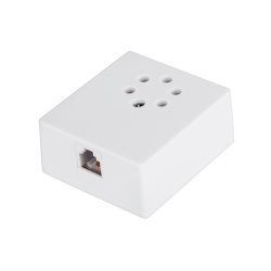 Puszka naścienna belgijska RJ45 + gniazdo telefoniczne Belgijskie