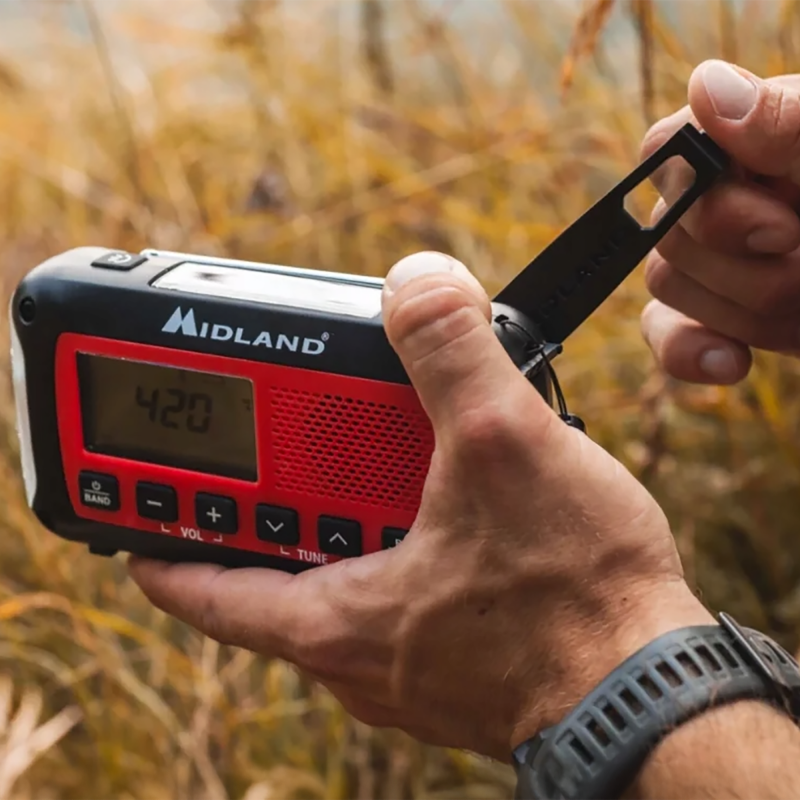 Radio alarmowe Midland ER100 z akumulatorem 2600mAh