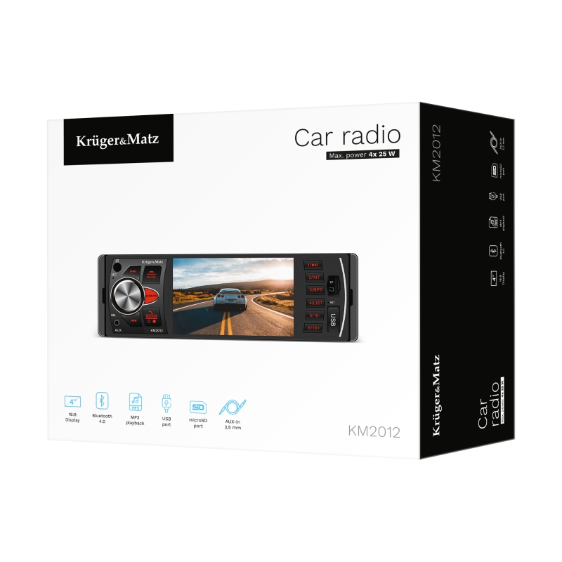 Radio samochodowe Kruger&Matz KM2012