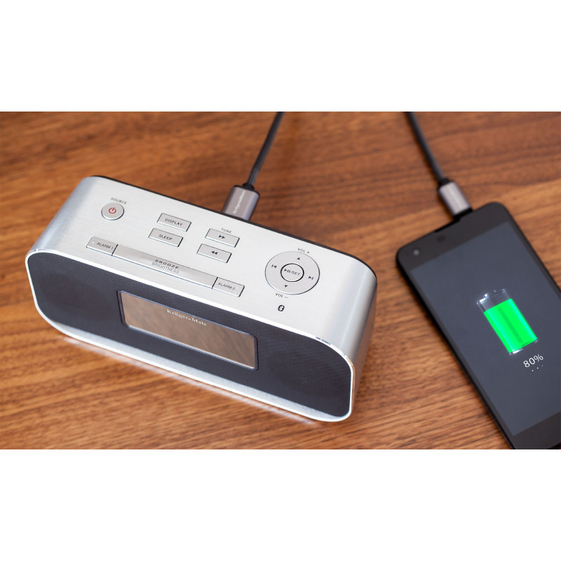 Radiobudzik Kruger&Matz KM1150 , BLUETOOTH , AUX, USB