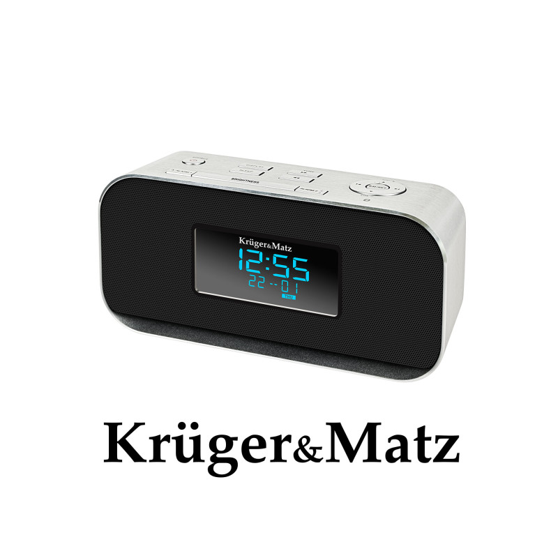 Radiobudzik Kruger&Matz KM1150 , BLUETOOTH , AUX, USB