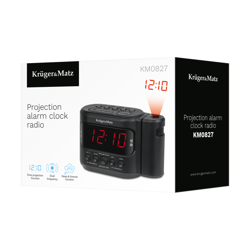 Radiobudzik Kruger&Matz model KM0827