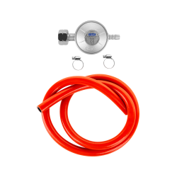 Reduktor gazowy do grilla (reduktor+wąż+opaski)