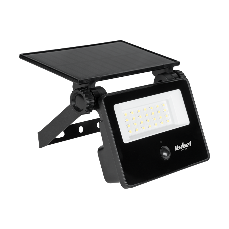 Reflektor solarny z czujnkiem zmierzchu i ruchu