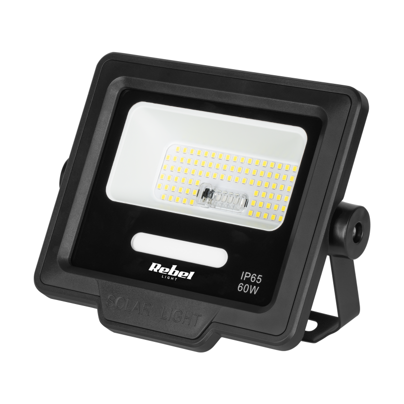 Reflektor solarny Rebel 60 W sterowany pilotem