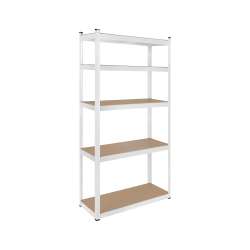 Regał metalowy magazynowy 180x90x40 biały Rebel