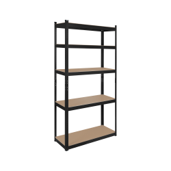 Regał metalowy magazynowy 180x90x40 czarny Rebel