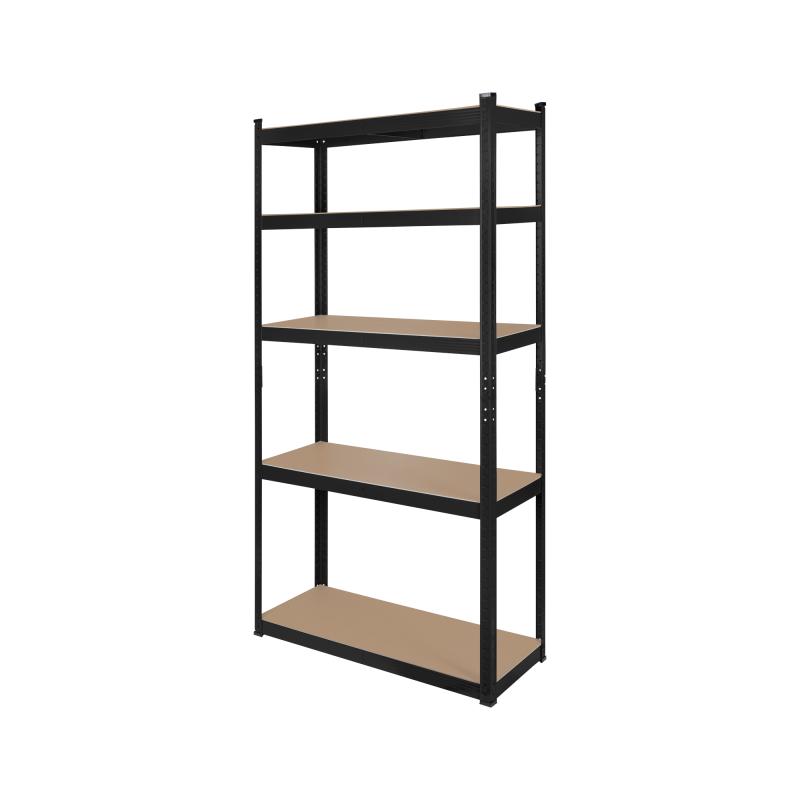 Regał metalowy magazynowy 180x90x40 czarny Rebel