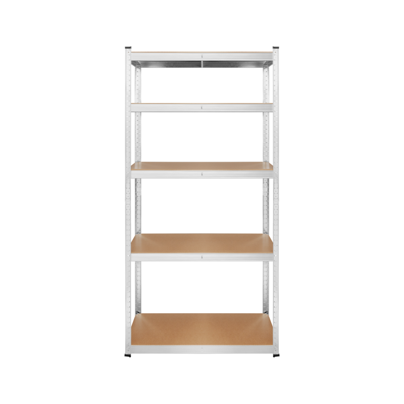 Regał metalowy magazynowy 180x90x40 srebrny Rebel