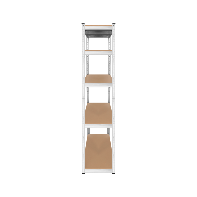 Regał metalowy magazynowy 180x90x40 srebrny Rebel