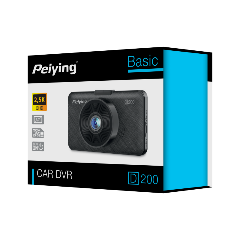 Rejestrator samochodowy Peiying Basic D200 2.5K