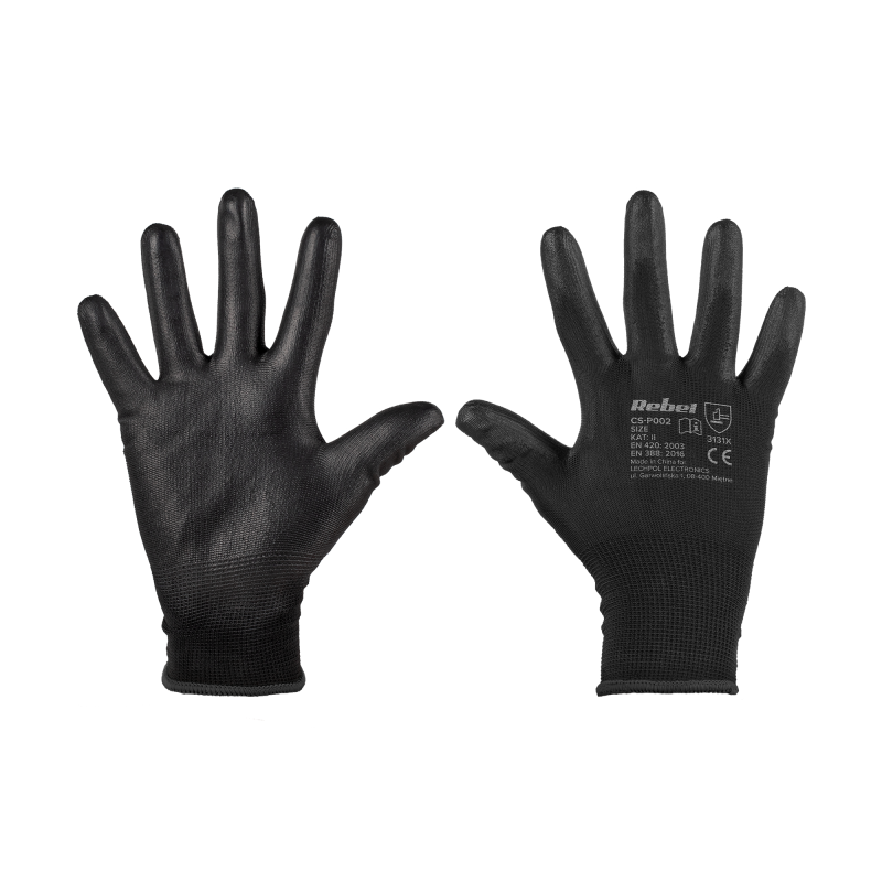 Rękawice robocze poliuretanowe CS-P002 r.10 XL (5kpl.)