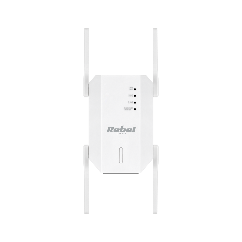 Repeater - wzmacniacz sieci bezprzewodowej 2.4+5 GHz Rebel