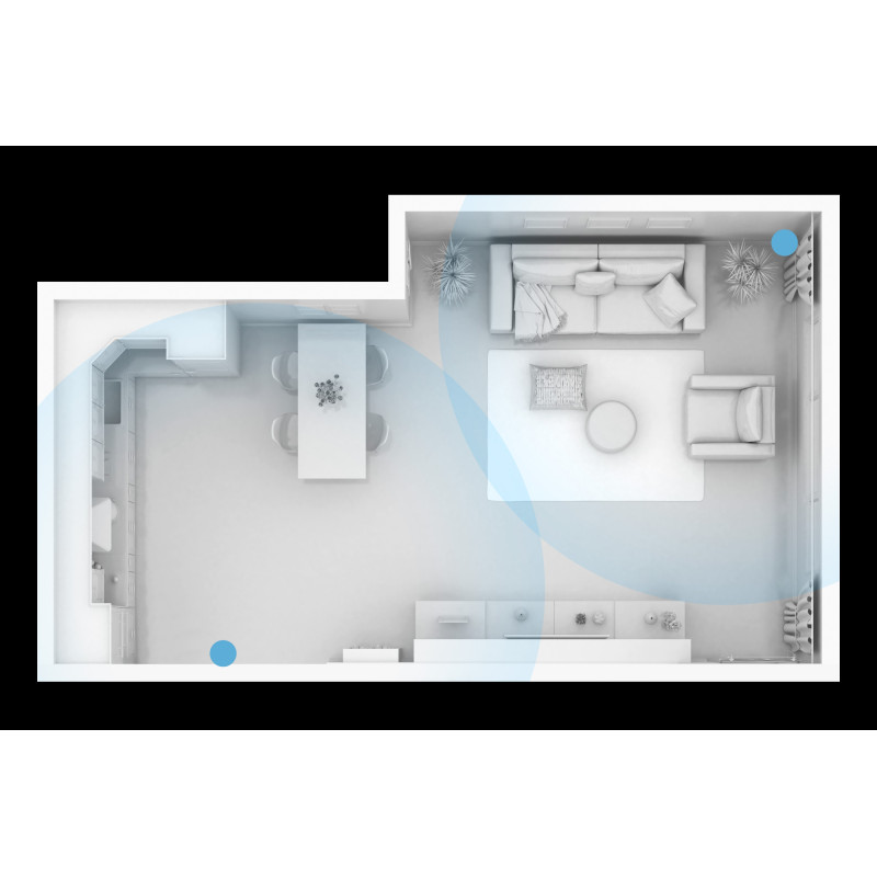 Repeater - wzmacniacz sieci bezprzewodowej 2.4+5 GHz Rebel