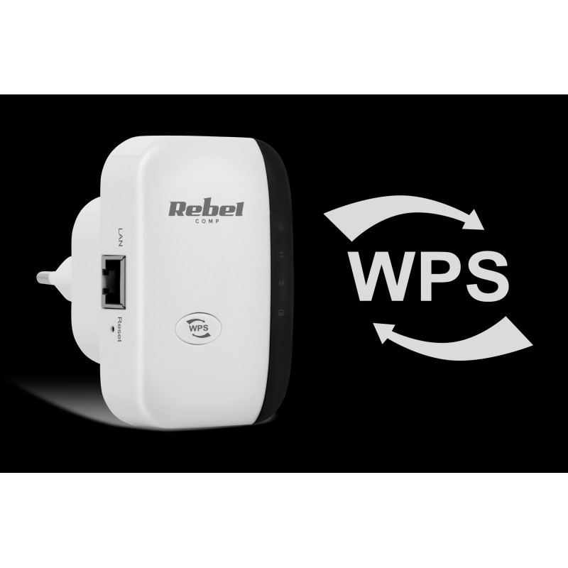 Repeater - wzmacniacz sieci bezprzewodowej Rebel
