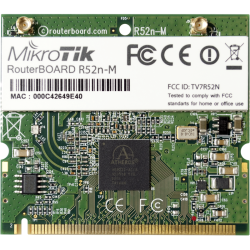 Router Board/Karta Wi-Fi R52Nm dual band mini PCI, 802.11a/b/g/n, 23dBm, MMCX