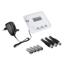 Rozdzielacz sygnału DVB-T2 i analogowego x 3 TV