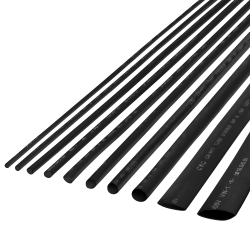 Rurka termokurczliwa 2,5 mm-1 m czarna Rebel
