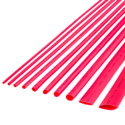 Rurka termokurczliwa 2,5 mm-1 m czerwona Rebel