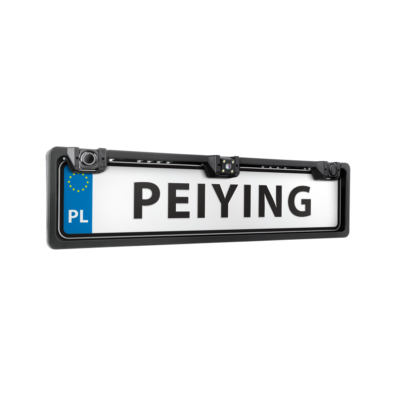 Samochodowa kamera cofania z czujnikiem parkowania w ramce tablicy rejestracyjnej Peiying