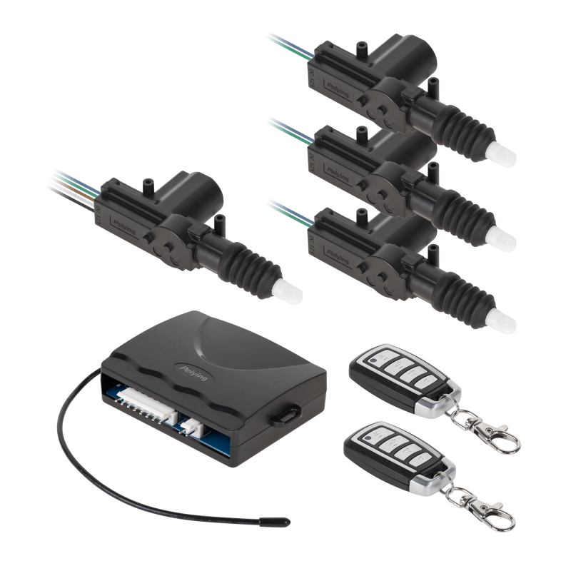 Samochodowy zamek centralny z pilotem zdalnego sterowania Peiying (1+3+2 piloty )