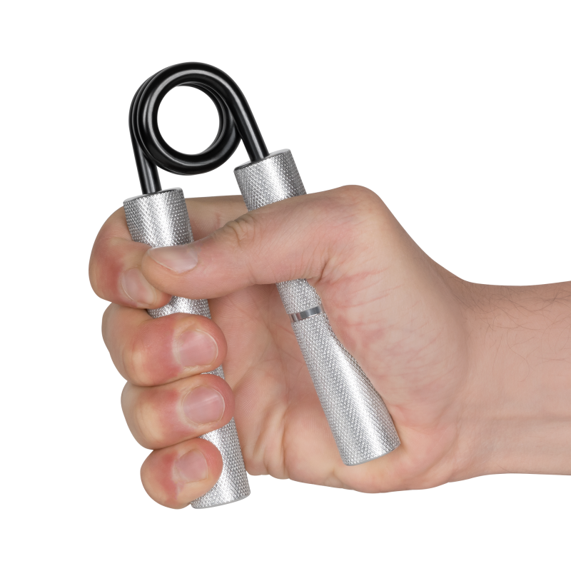Ściskacz do ćwiczeń, treningu rąk, metalowy 45kg, REBEL ACTIVE