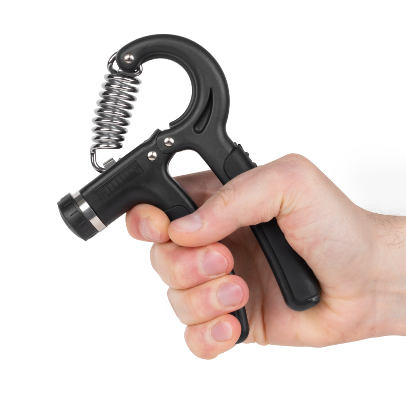 Ściskacz do ćwiczeń, treningu rąk, regulowany 5-60kg, REBEL ACTIVE