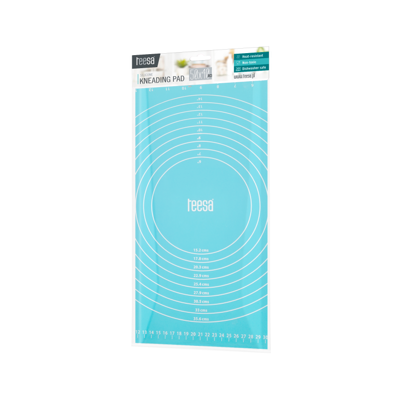 Silikonowa stolnica 50x40 cm niebieska