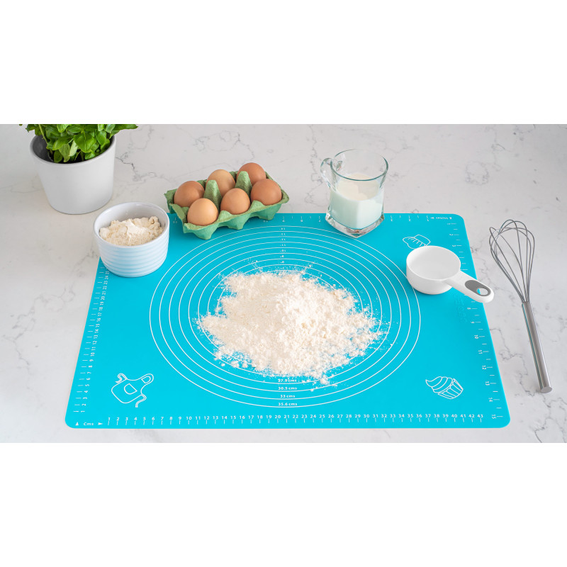 Silikonowa stolnica 50x40 cm niebieska