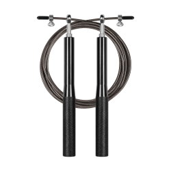 Skakanka bokserska aluminiowa z matalowym łożyskiem 300cm regulowana, REBEL ACTIVE