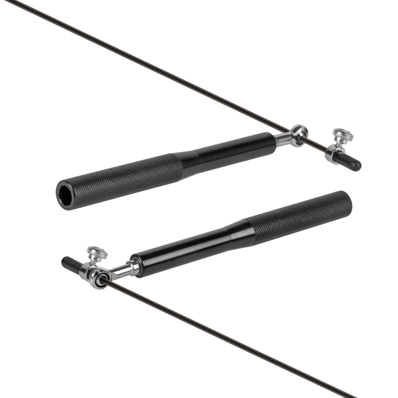 Skakanka bokserska aluminiowa z matalowym łożyskiem 300cm regulowana, REBEL ACTIVE