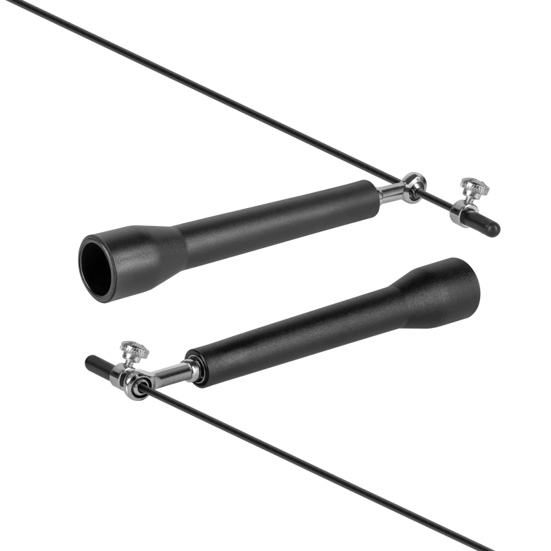 Skakanka bokserska plastikowa z metalowym łożyskiem 300cm regulowana, REBEL ACTIVE