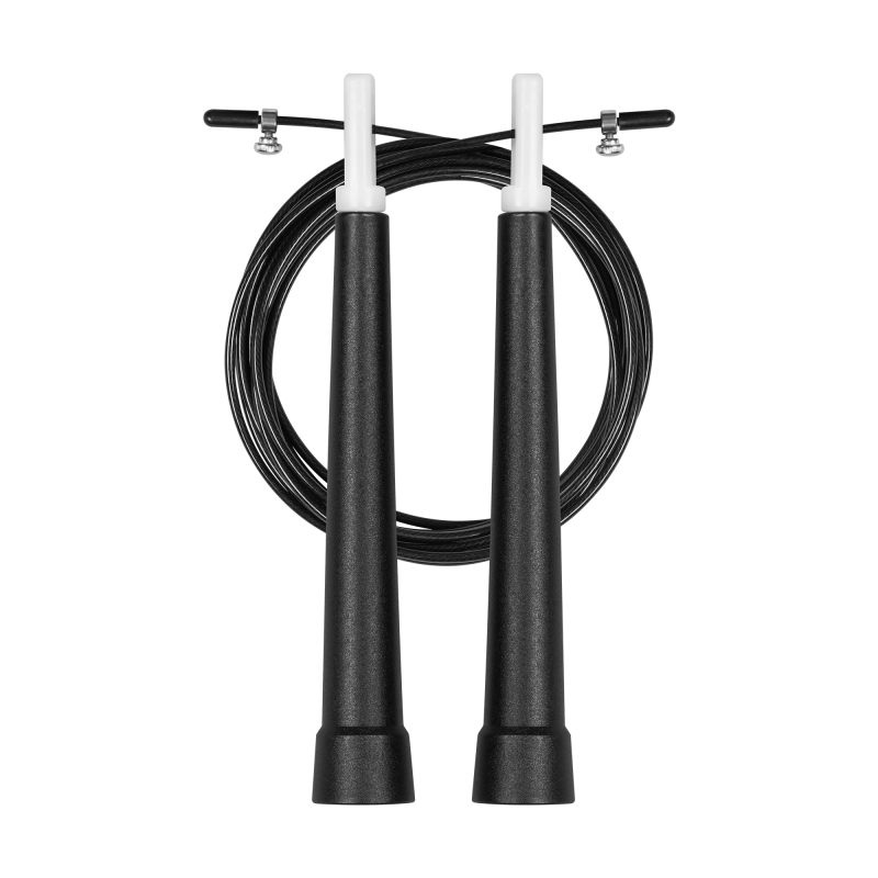 Skakanka bokserska plastikowa z plastikowym łożyskiem 300cm regulowana, REBEL ACTIVE