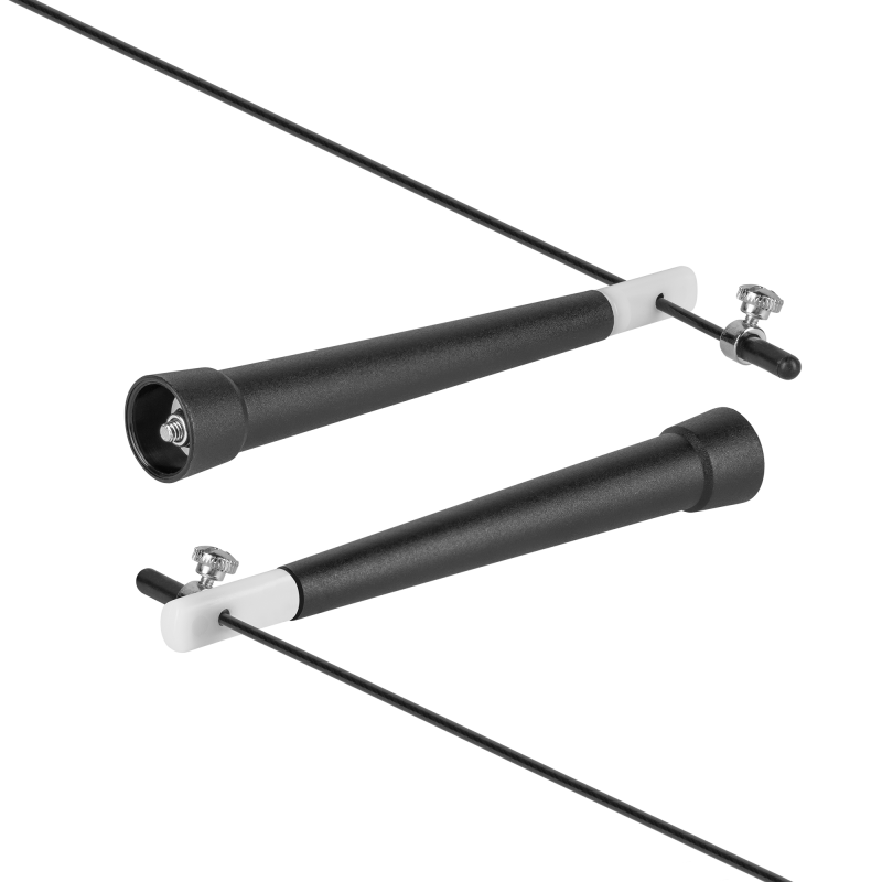 Skakanka bokserska plastikowa z plastikowym łożyskiem 300cm regulowana, REBEL ACTIVE