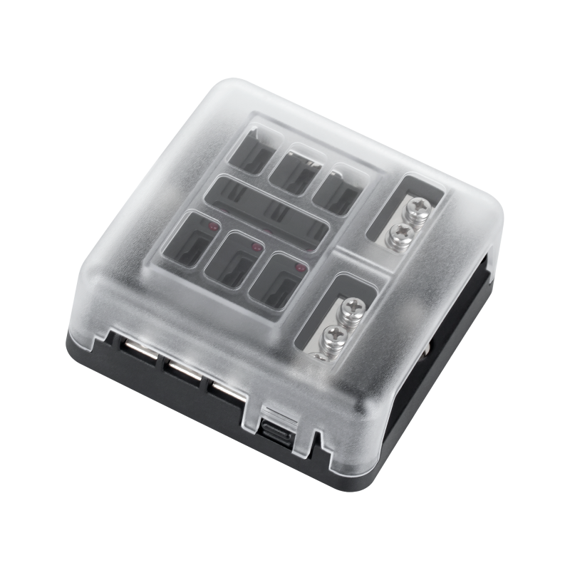 Skrzynka bezpieczników FB-6 z szyną ujemną i LED