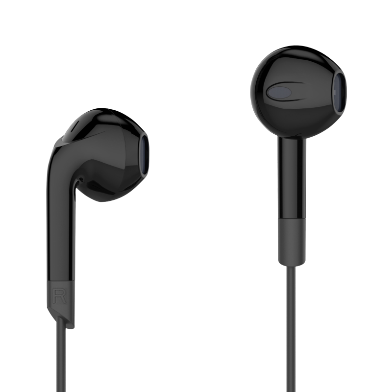 Słuchawki douszne z mikrofonem na USB-C Kruger&Matz C2 czarne