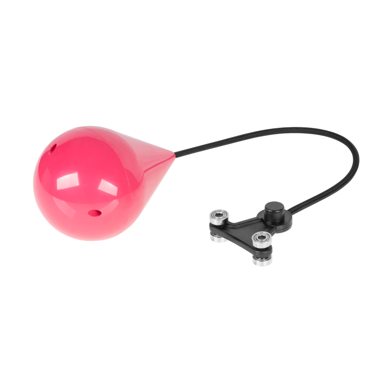 Smart Hula Hop odchudzające koło z wypustkami i obciążeniem 50cm, różowe, REBEL ACTIVE