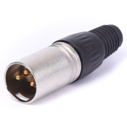 WTYK XLR 3-PIN ZŁOTE PINY