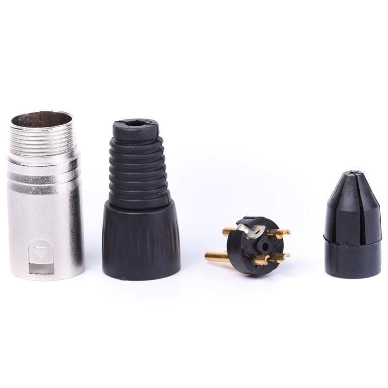 WTYK XLR 3-PIN ZŁOTE PINY